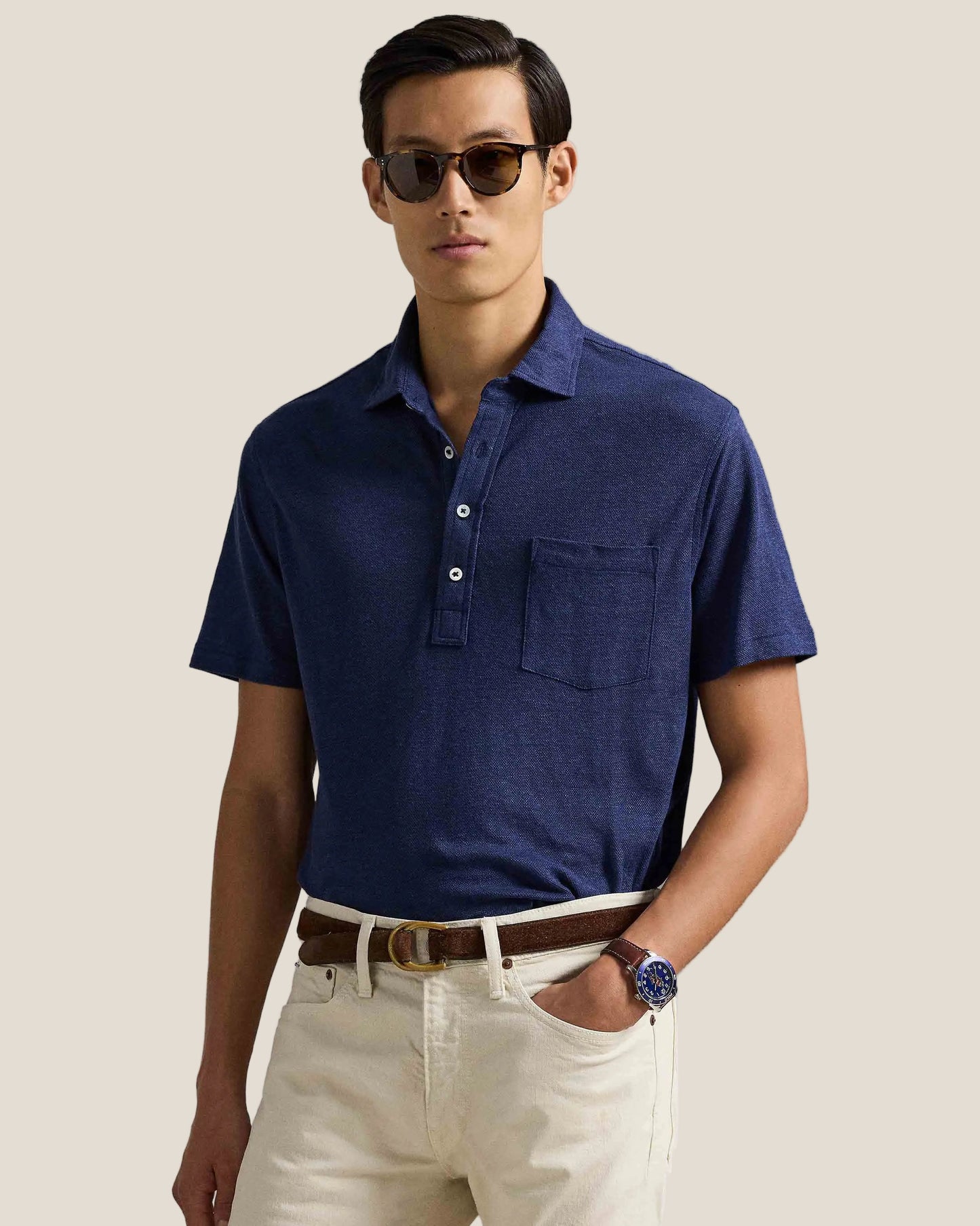 Heritage - Men's Knit Polo Shirt Position 2